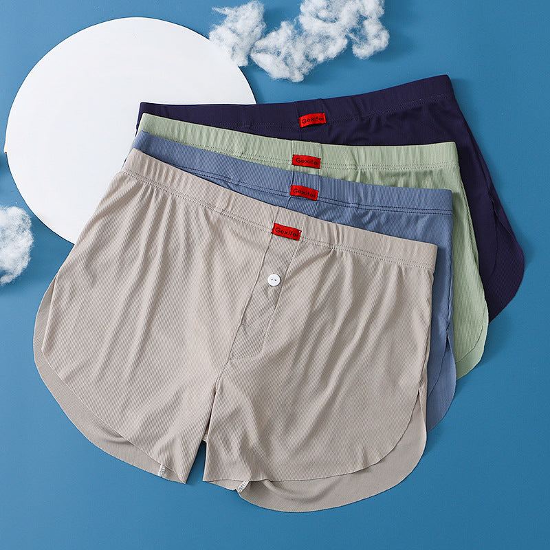 Men's Underwear Ice Silk Loose Breathable Comfortable Shorts - D&A