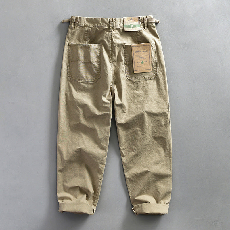 Spring And Autumn Fashion Trendy Young Men Workwear Casual Pants - D&A