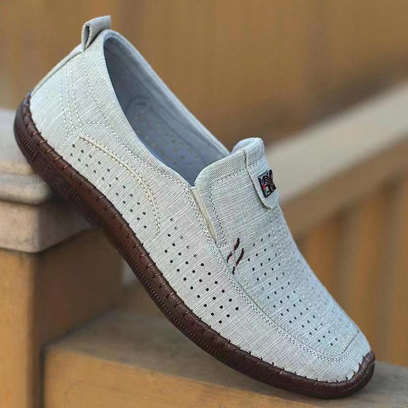 Old Beijing Cloth Shoes Summer Hollow Breathable Casual - D&A