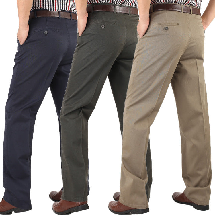 Thick Men's Pure Cotton Casual Pants - D&A