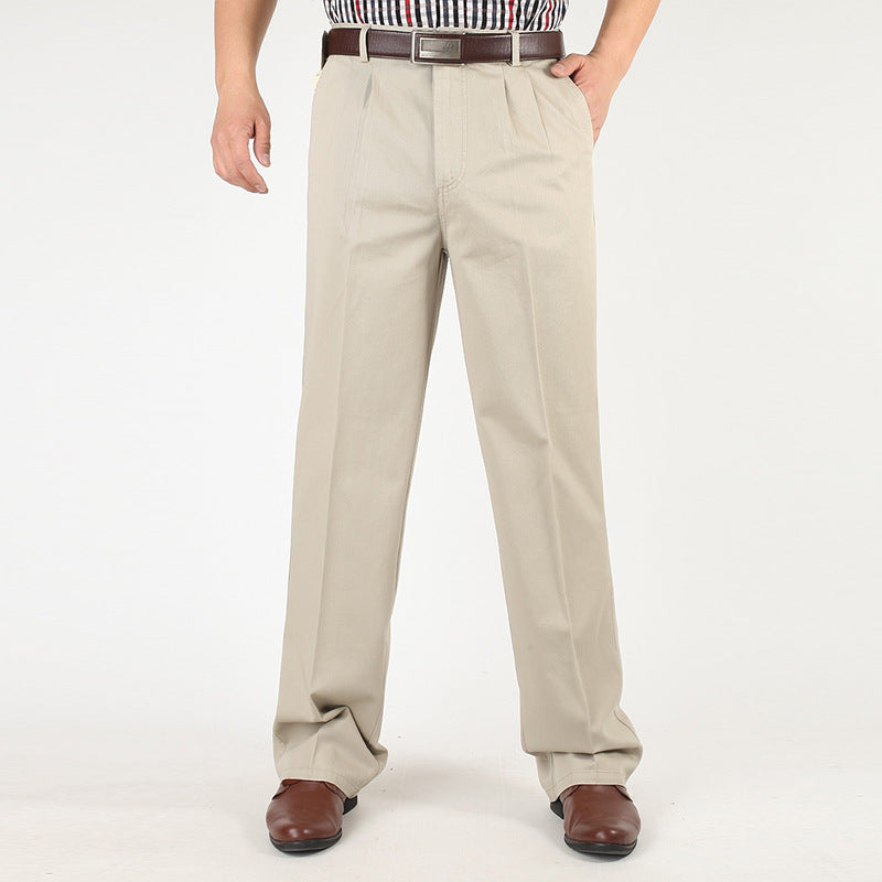 Thick Men's Pure Cotton Casual Pants - D&A