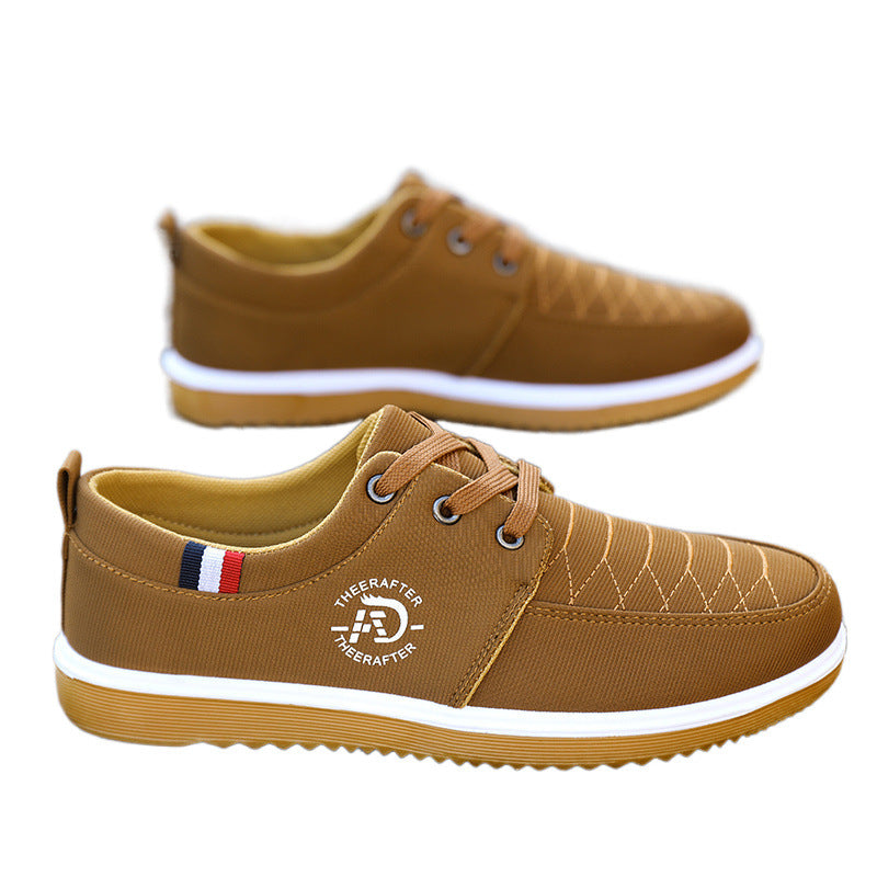 Non-slip Wear-resistant Casual Shoes Breathable Deodorant Work Men's Shoes - D&A