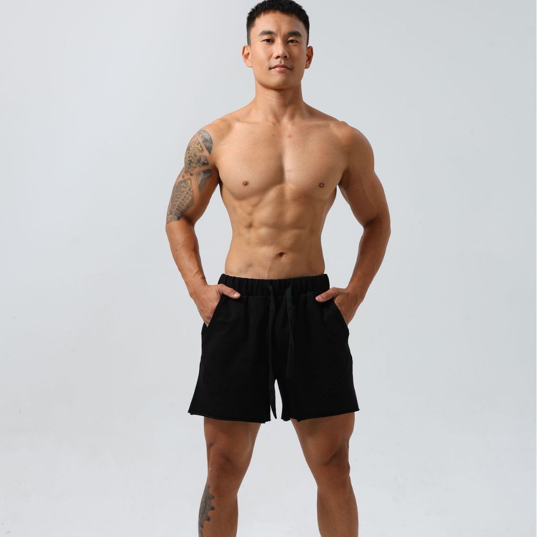 Solid Color Summer Outdoor Running Casual Black - D&A