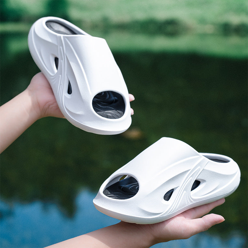 Men's Slippers Home Outdoor Non-slip Deodorant Soft Bottom - D&A