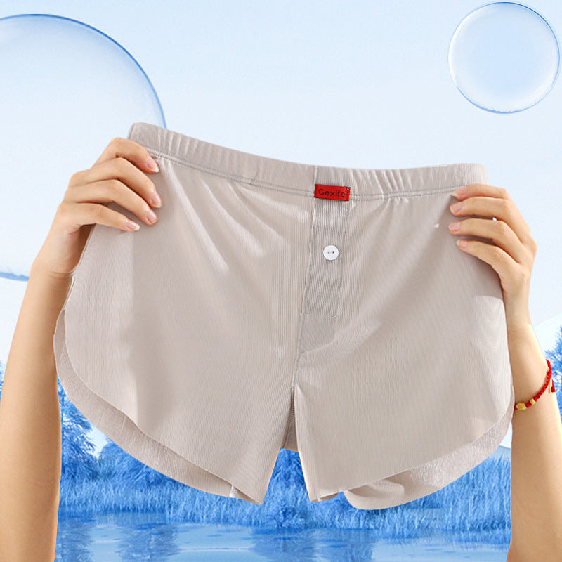 Men's Underwear Ice Silk Loose Breathable Comfortable Shorts - D&A