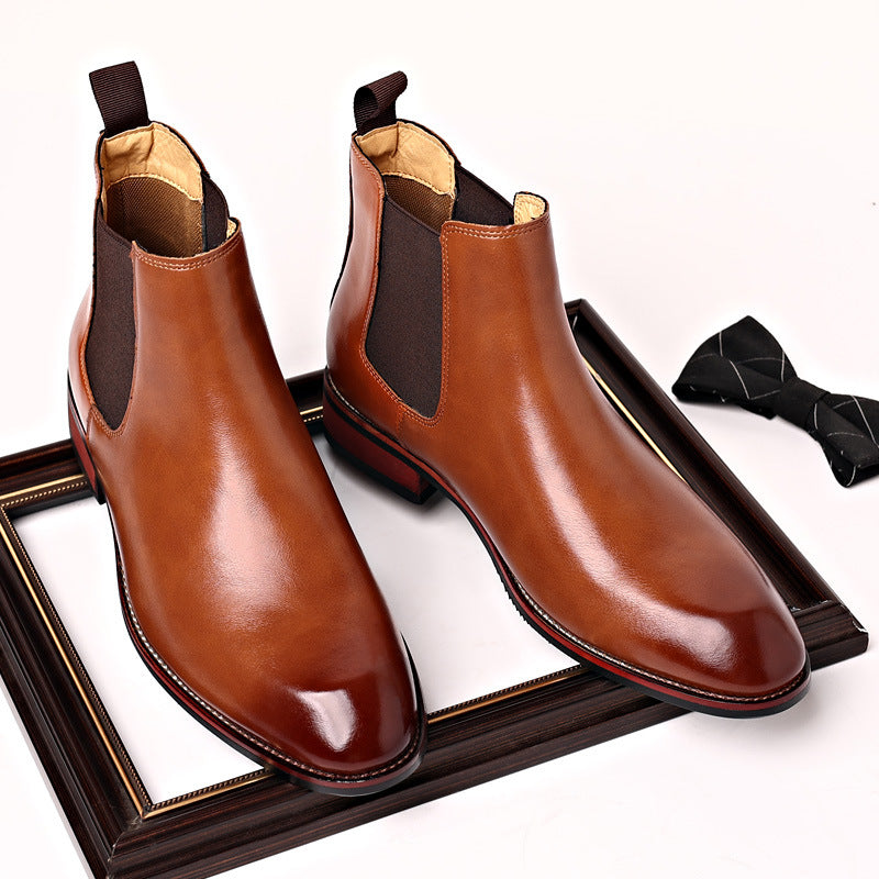 Chelsea Boots Men's Autumn Breathable Pointed Toe - D&A