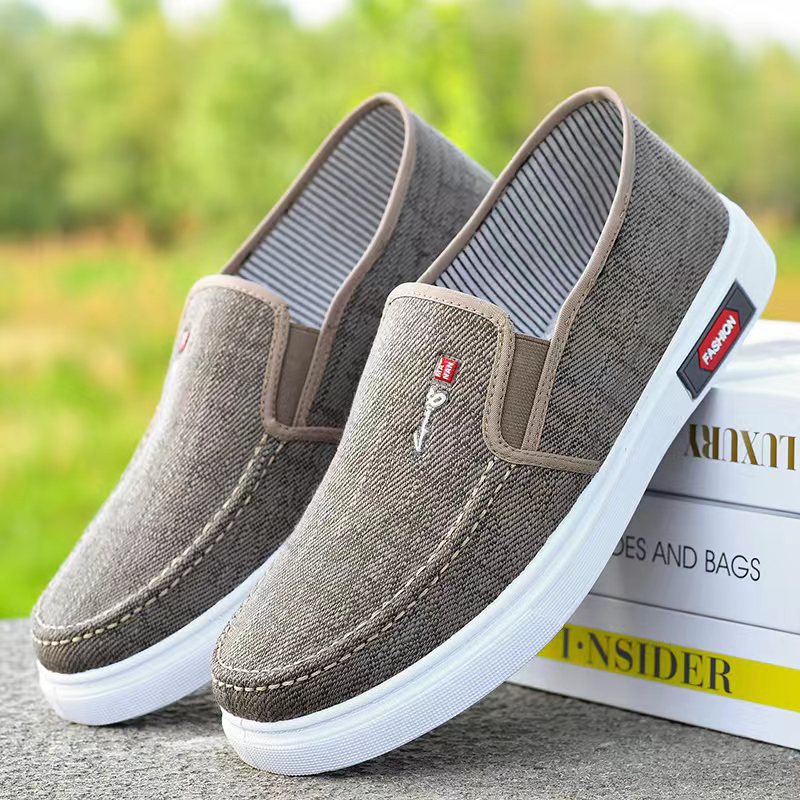 Middle-aged And Elderly Leisure Cloth Shoes 309 Brown - D&A
