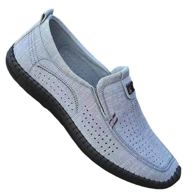 Old Beijing Cloth Shoes Summer Hollow Breathable Casual - D&A