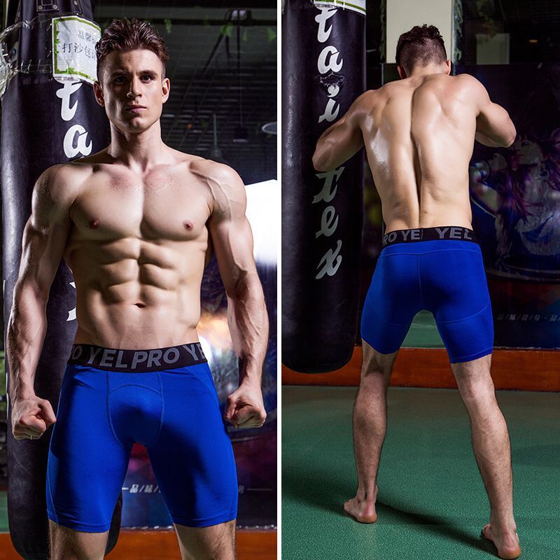 Sports Running Stretch Quick-drying Mesh Breathable Tight Shorts - D&A