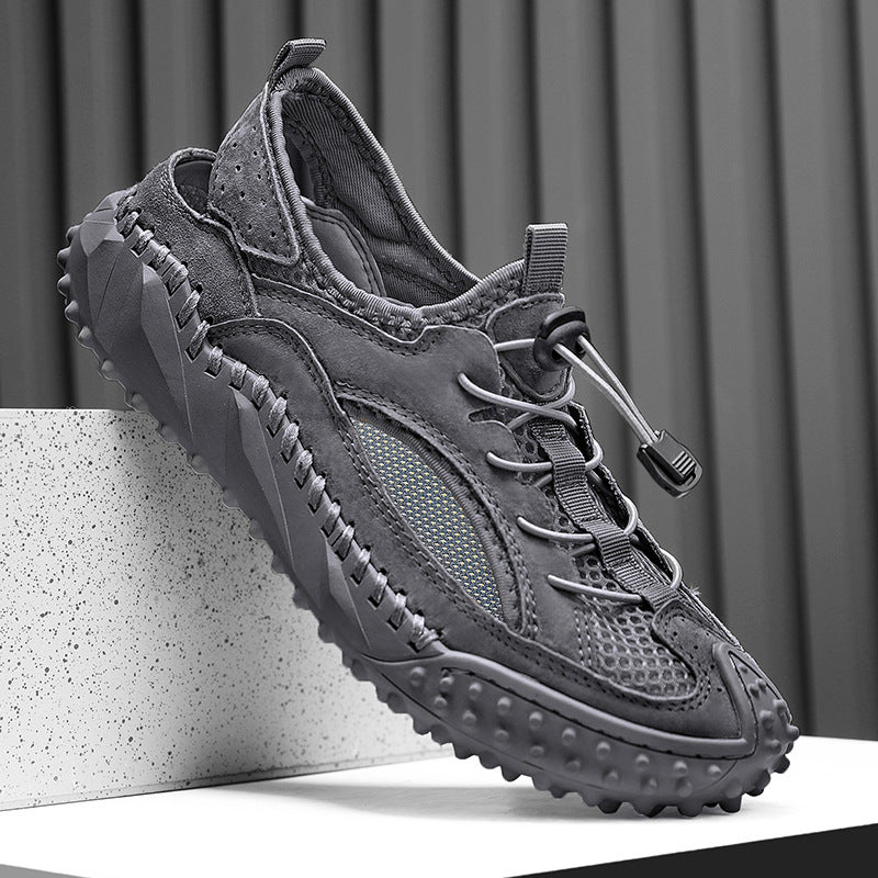 Men's Outerwear Sports Sandals Hole Non-slip Hollow Wading Shoes - D&A