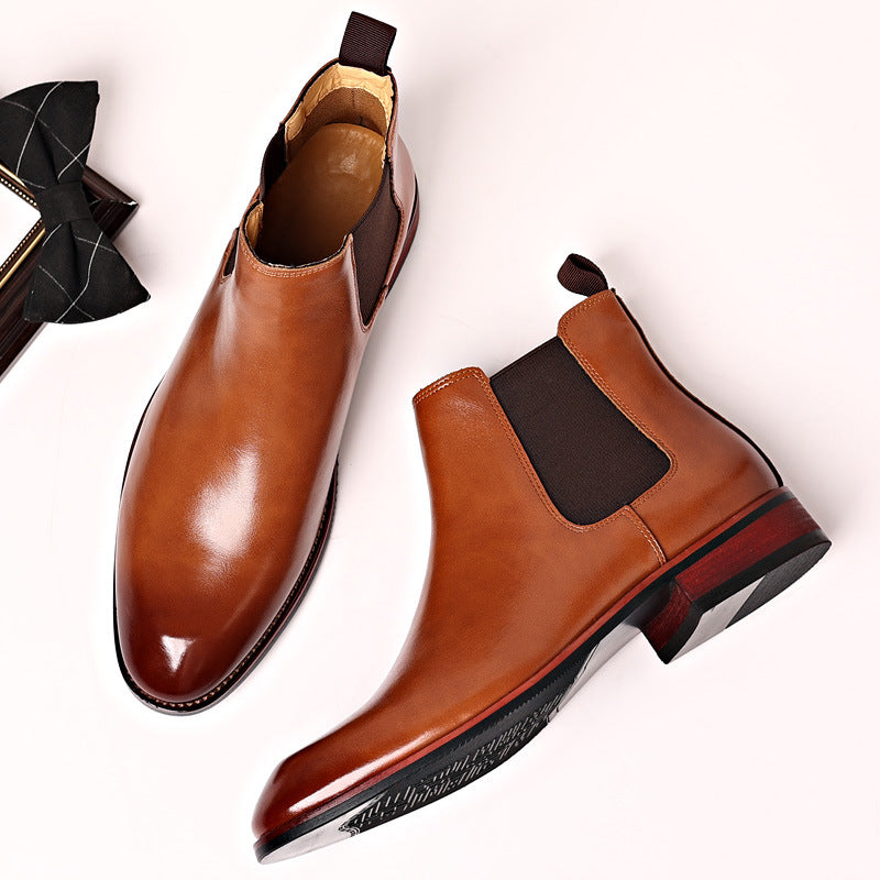 Chelsea Boots Men's Autumn Breathable Pointed Toe - D&A
