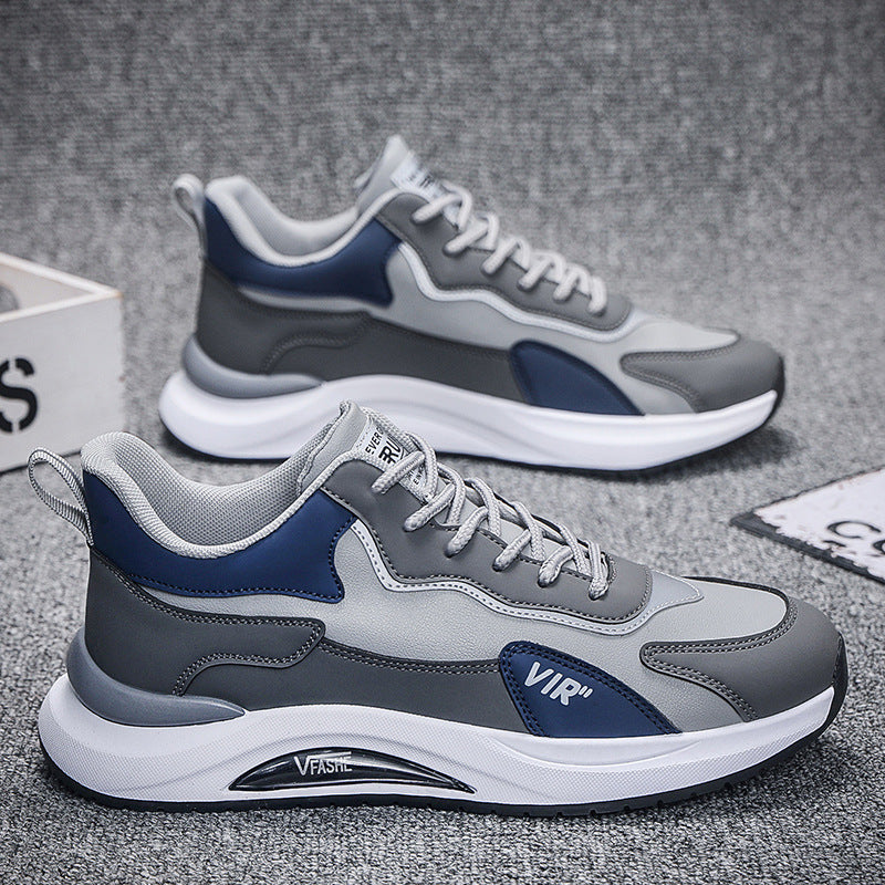 Male Student All-match Soft Bottom Casual Running Shoes G718 Gray - D&A