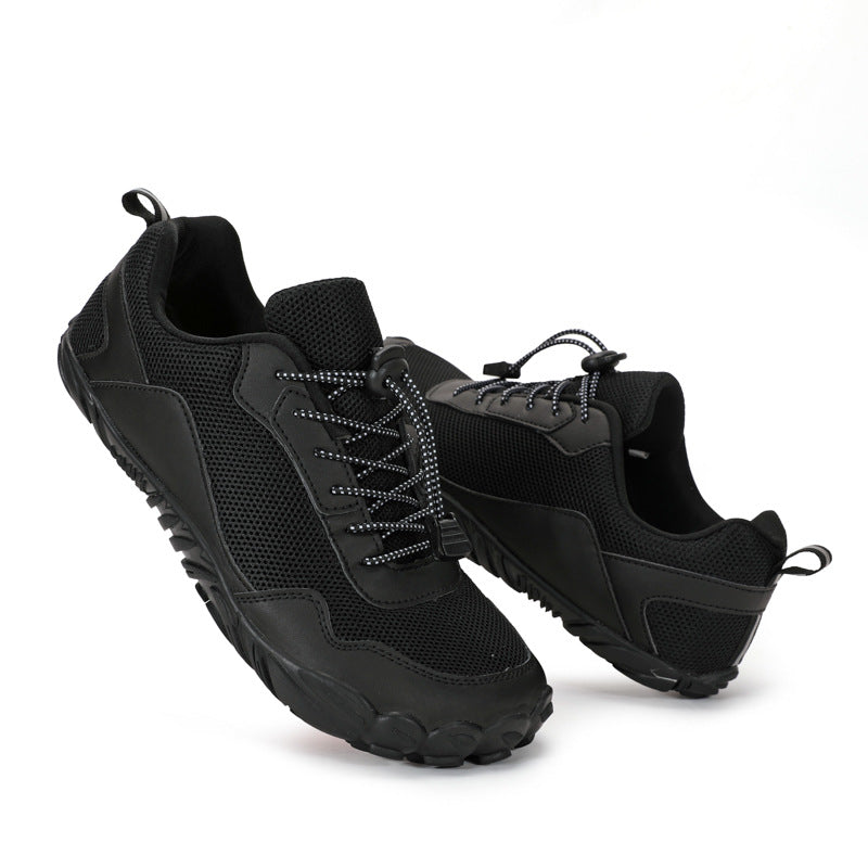 Leisure Road Riding Men's Outdoor Mountaineering Sports Training Shoes 6806 Black - D&A