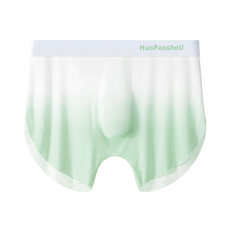 New Ice Silk Huajielong Men's Underwear Green - D&A
