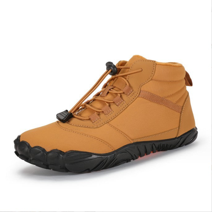 Men's And Women's Lightweight Riding Cross-country Non-slip Tourist Hiking Sneaker 6800 Yellow - D&A