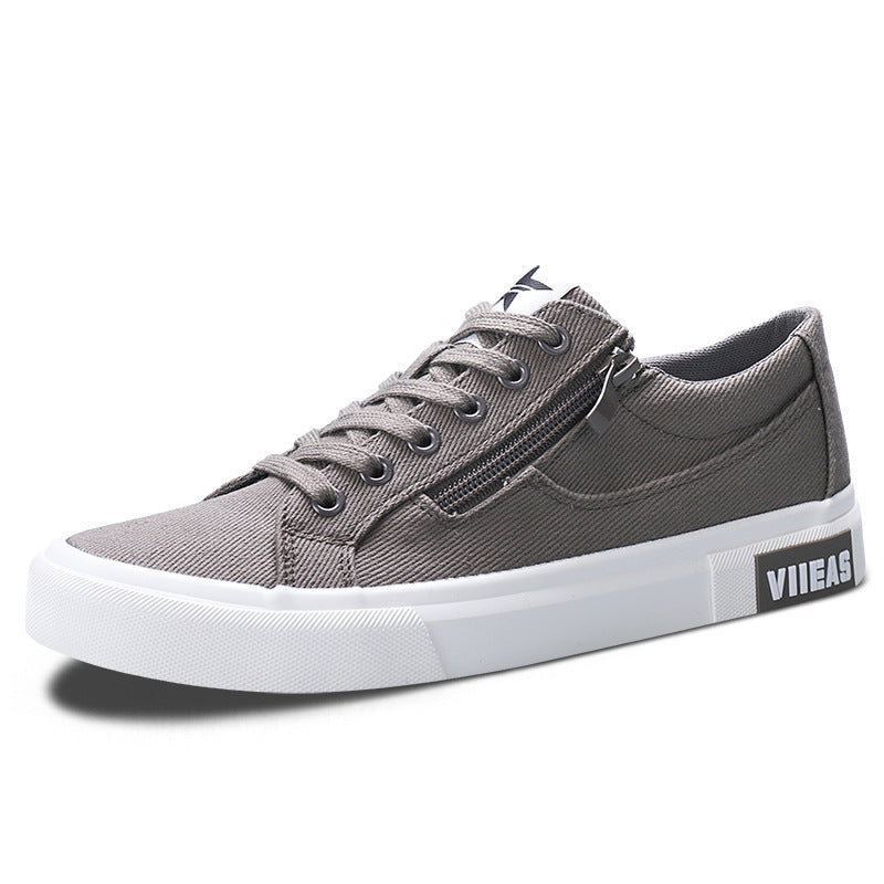 Men's Shoes Sports Casual Borad Shoes Breathable All-match Canvas Shoes - D&A