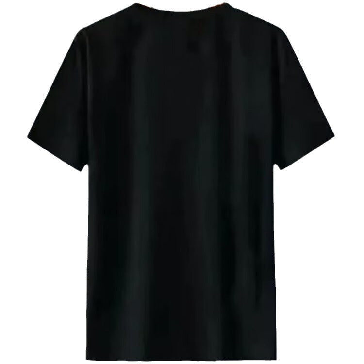 Summer Ice Silk Short Sleeve T-shirt Men - D&A