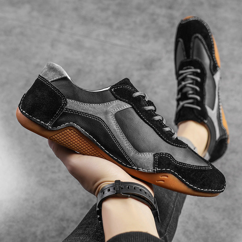 Casual Versatile Octopus Gommino Lace-up Hot Fashion Fashionmonger Men's Shoes - D&A