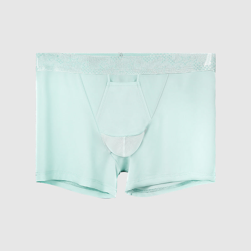 Vein Underwear Men's Ice Silk Boyshorts Light Blue - D&A