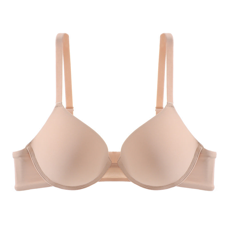 Seamless Underwear Bra Skin Color Thin Cup - D&A