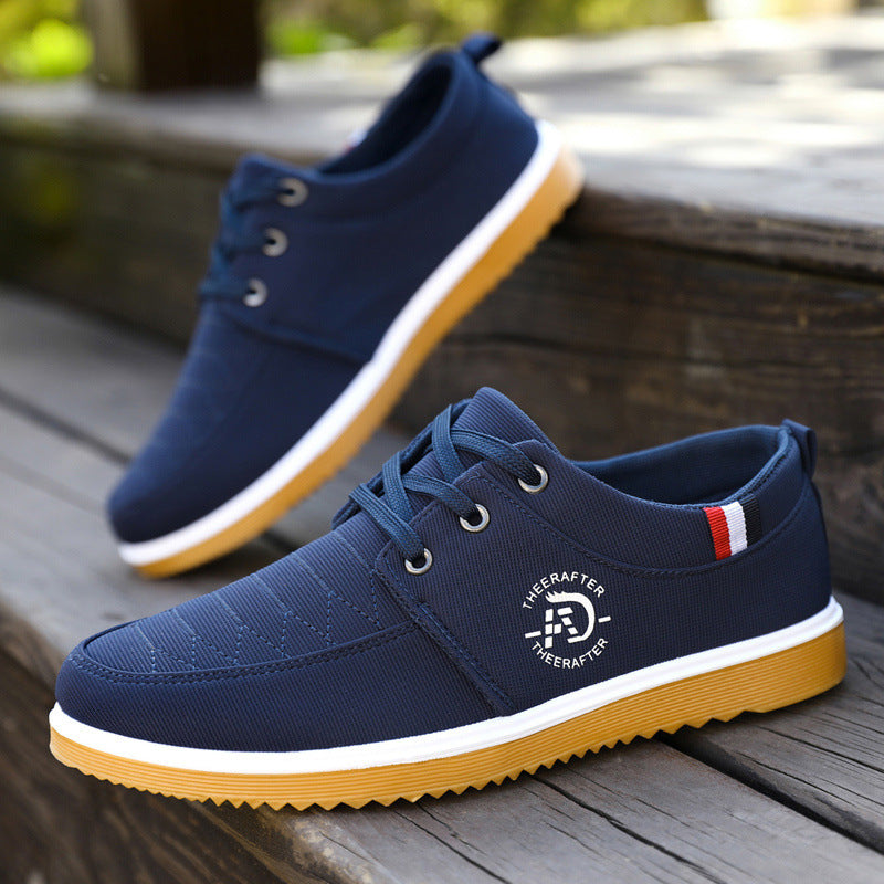 Non-slip Wear-resistant Casual Shoes Breathable Deodorant Work Men's Shoes - D&A