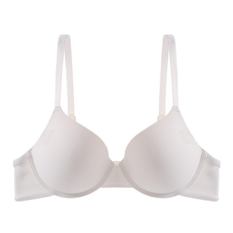 Seamless Underwear Bra White Thin Cup - D&A