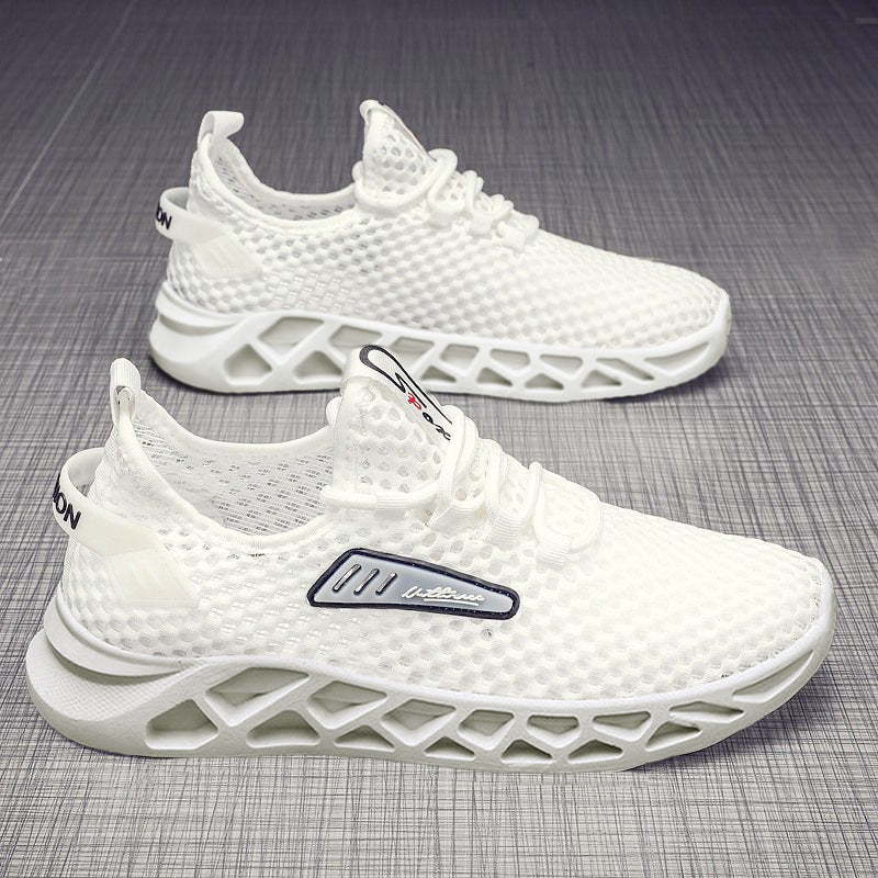 Summer Mesh Breathable Hollow Casual Sports Shoes Men - D&A