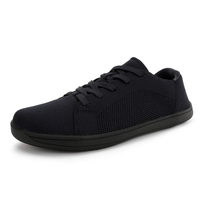 Wide Toe Bare Feet Indoor Fitness Yoga Casual Shoes Black - D&A