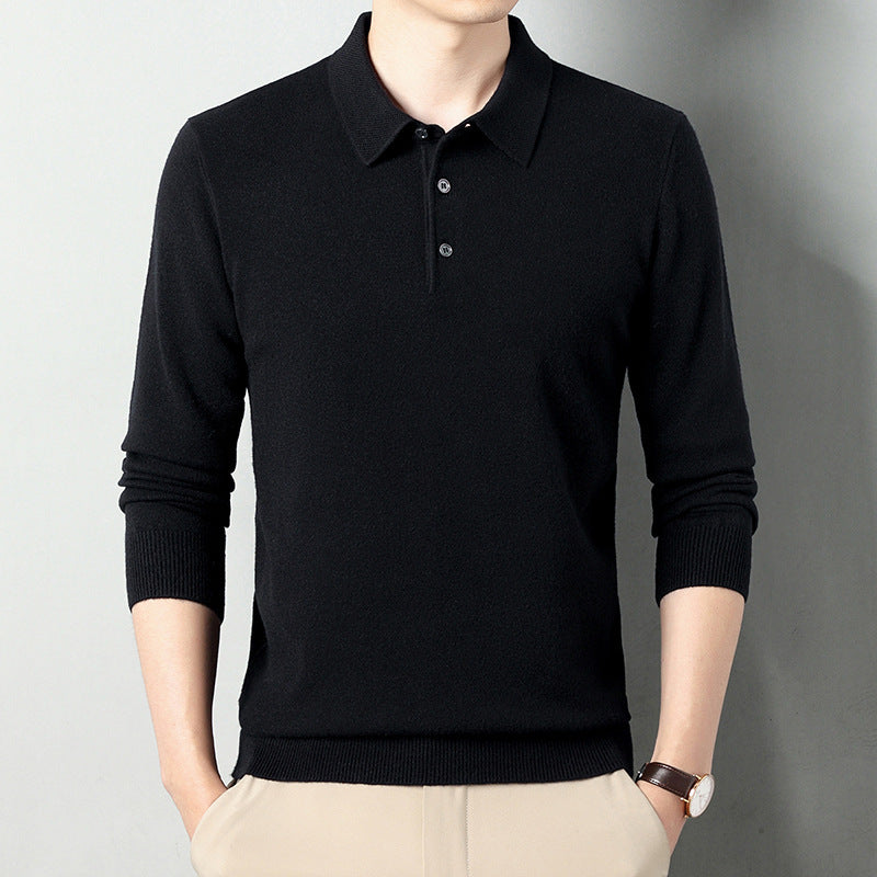 Winter Wool Lapel Long Sleeve Men - D&A