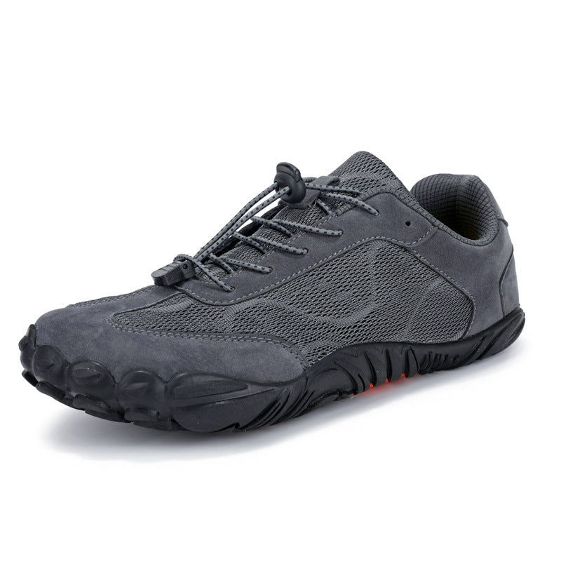 Outdoor FiveFingers Mountaineering Breathable Hiking Boots Men 6805 Gray - D&A