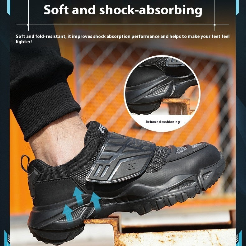 Safety Shoes Attack Shield And Anti-stab Labor Shoes - D&A