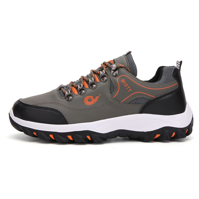 Outdoor Hiking Shoes Outdoor Adventure Camping Hiking Boots Men Light Green - D&A