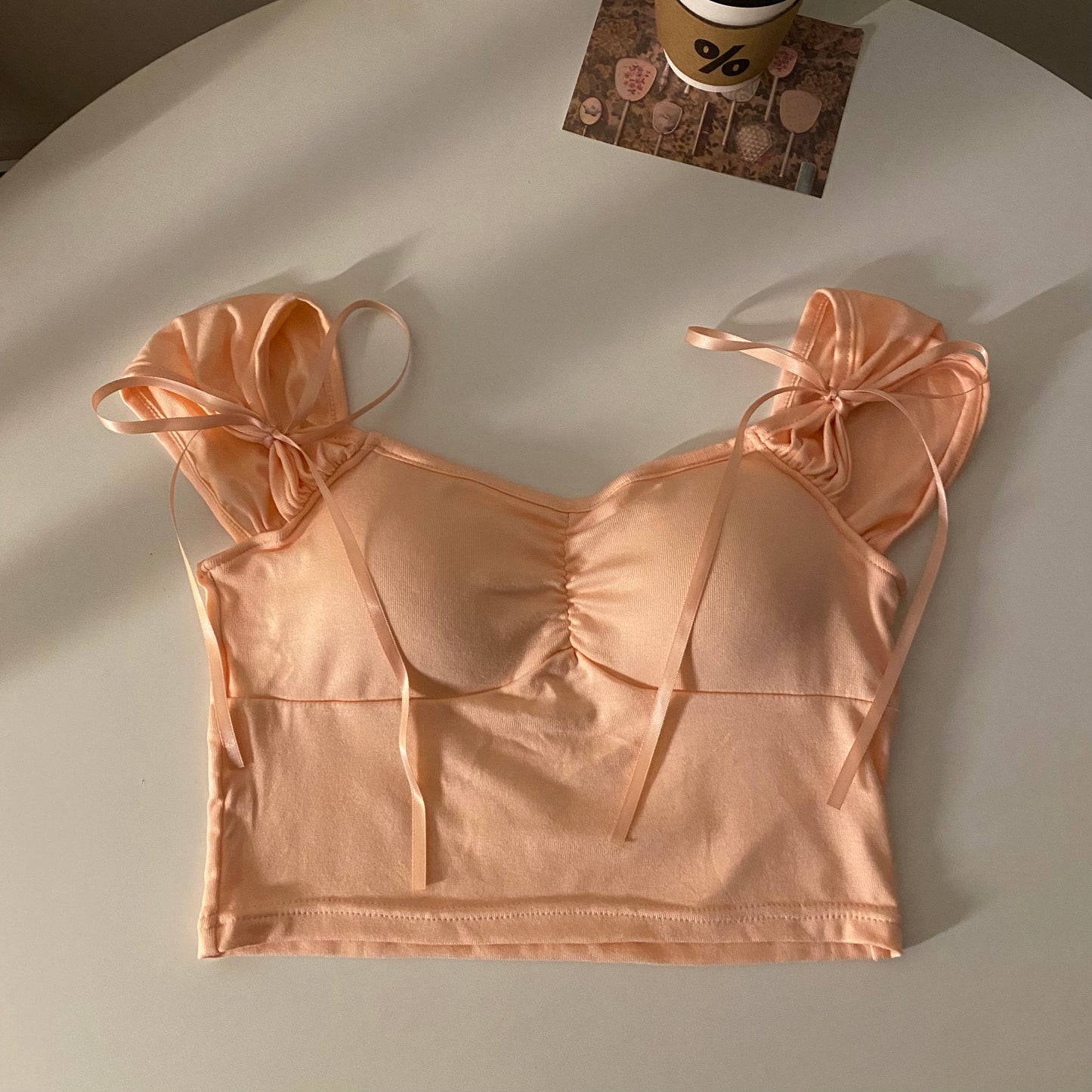 Bra Tops For Women With Bra Pads And Tank Tops Pink One size - D&A