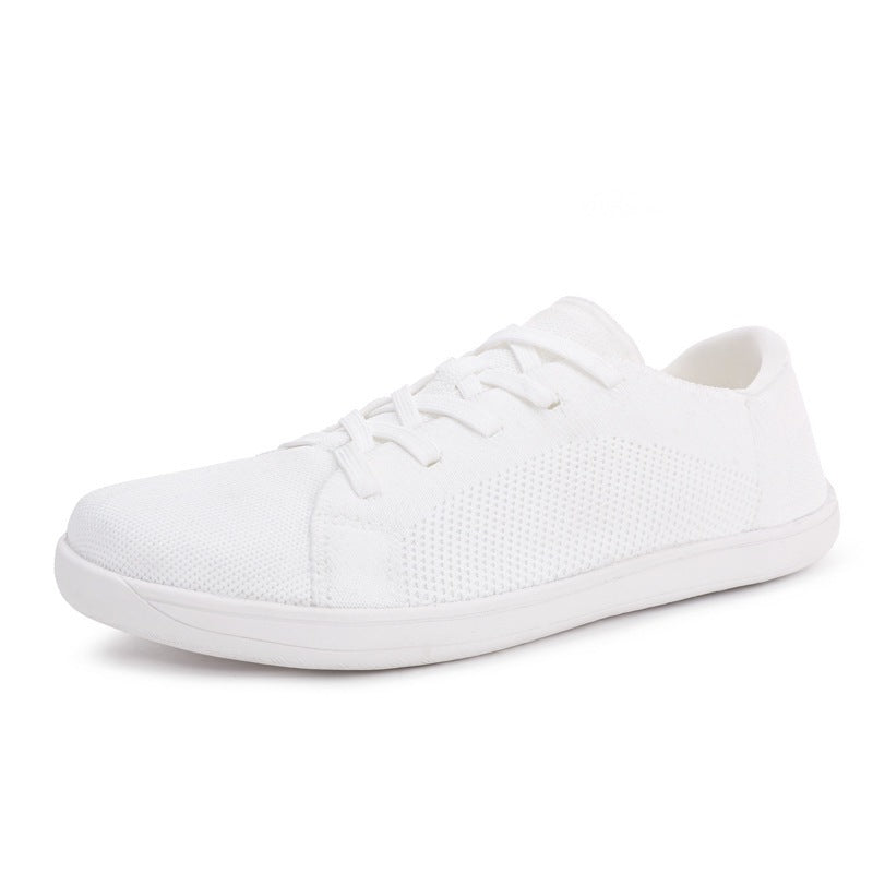 Wide Toe Bare Feet Indoor Fitness Yoga Casual Shoes White - D&A