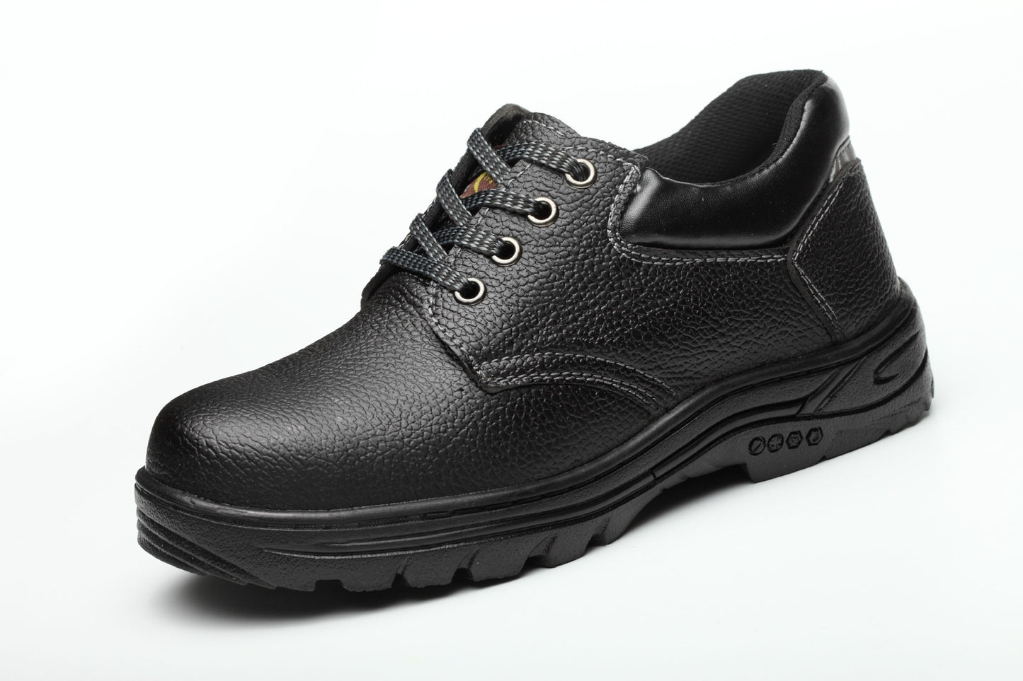 Men's Wear-resistant Workwear Breathable Fly Woven Shoes Black 42 - D&A