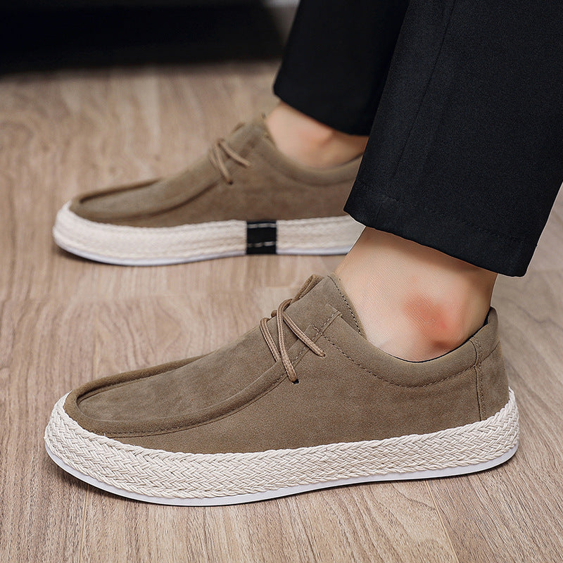 Men's Casual Pumps Men's Handmade Cloth Shoes Low-top Sneakers Men's - D&A