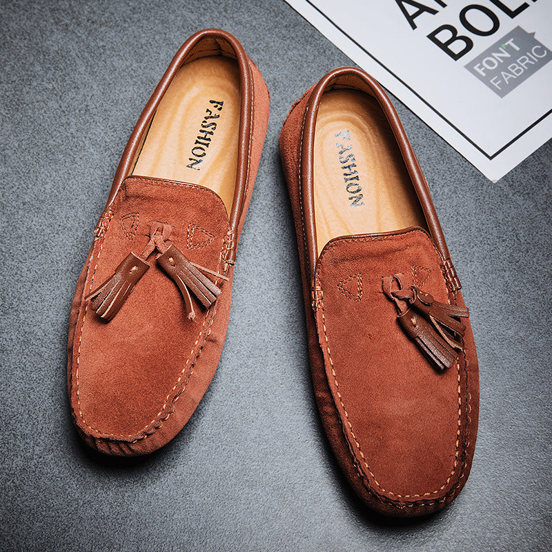 Pigskin All-match Men's Tods Casual Shoes Street Hipster High - D&A