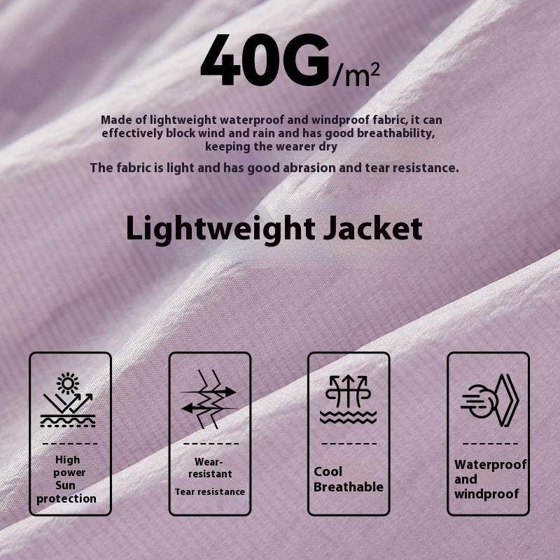 Summer Mountain Stand Collar Sports Jacket Women's Outdoor Breathable Lightweight Cardigan - D&A