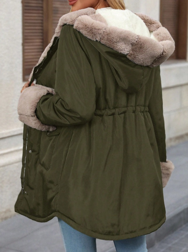 Women's Warm And Fashionable Jacket With Soft Thermal Lined And Pockets - D&A