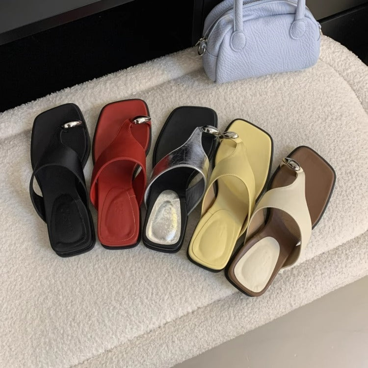 Wedge Flip-Flops Summer Outdoor Seaside Beach Slippers Roman Shoes - D&A