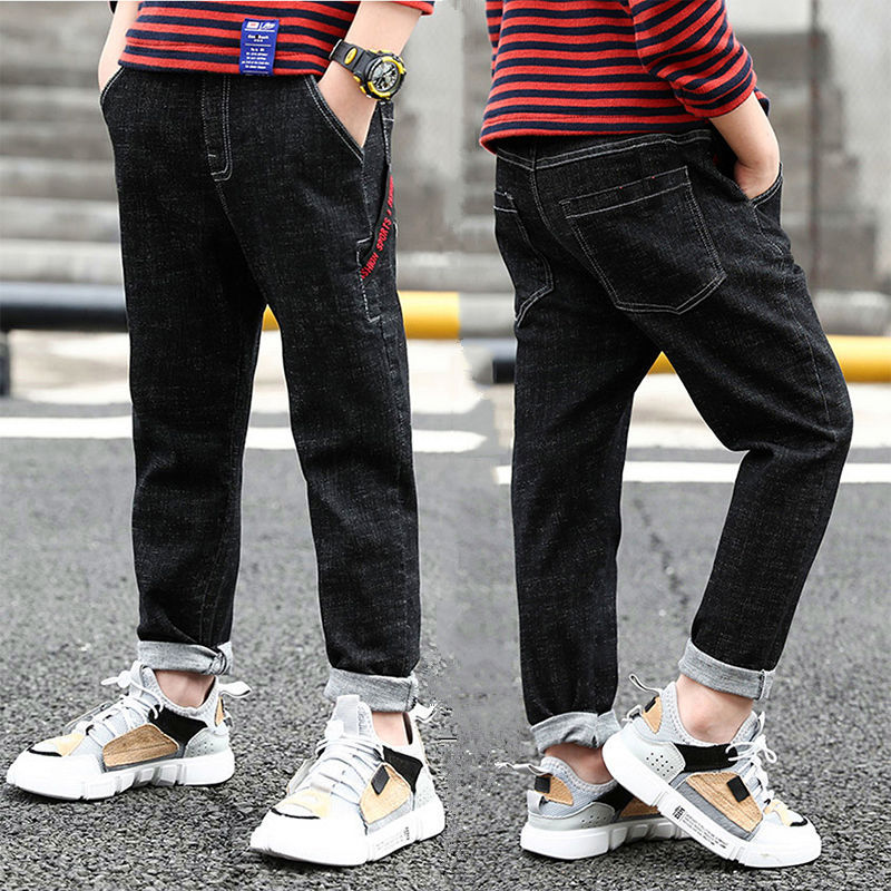 Boys Jeans Autumn And Winter New One-piece Velvet K - D&A