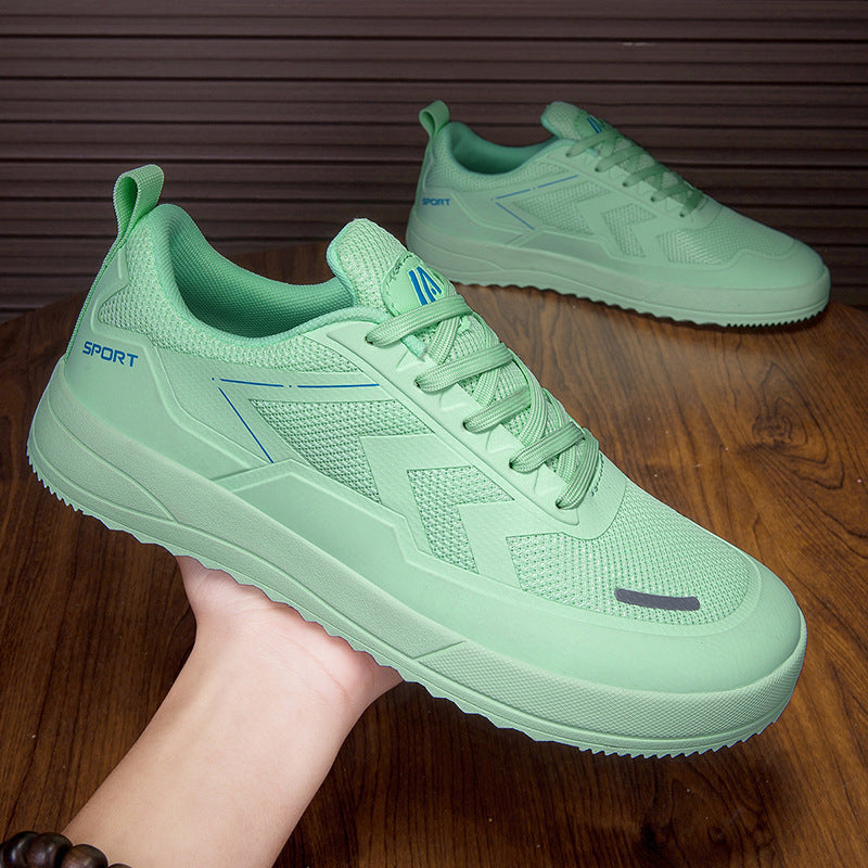Spring New Lightweight Mesh Surface Sneaker Green - D&A