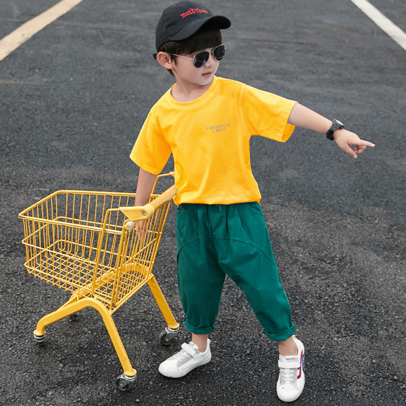 Children's Clothing Boys Summer Suits Western-style Clothes Boys Summer Handsome Short Sleeves - D&A