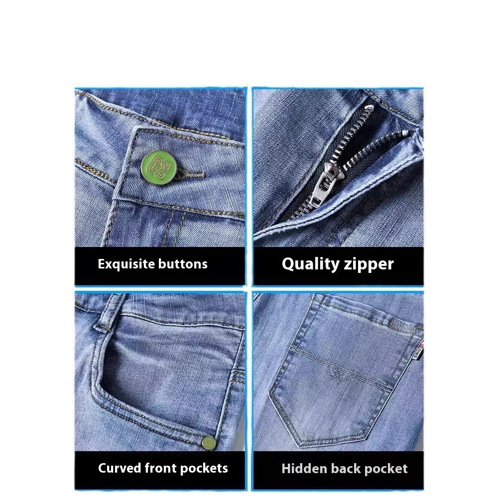 Thin Stretch Business Casual All-match Trousers - D&A