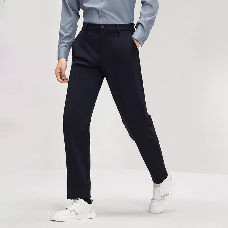 Comfort And Casual Men's Slim-fit Straight Trousers - D&A