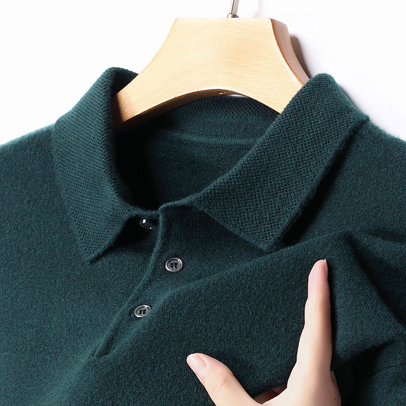 Winter Wool Lapel Long Sleeve Men - D&A