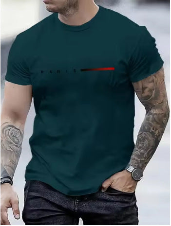 3d Printed Top Slim Fit Men TY5743 - D&A