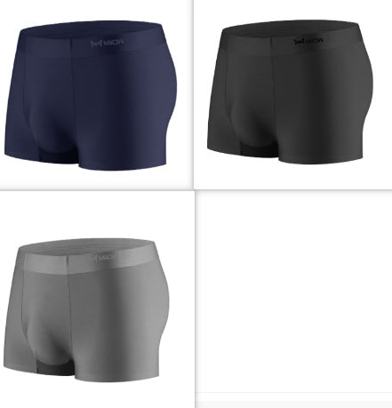 Ice Silk Seamless Men's Underwear Soft Breathable Comfortable Summer Boxer Shorts Suit 2 - D&A