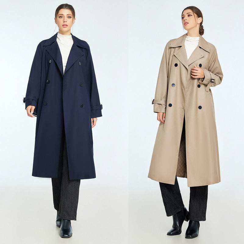 Trench Autumn And Winter Women's Mid-length High-grade Sense Petite Coats - D&A