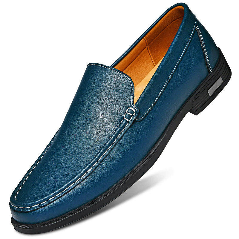 Breathable One Foot Leather Shoes With Leather Covers - D&A